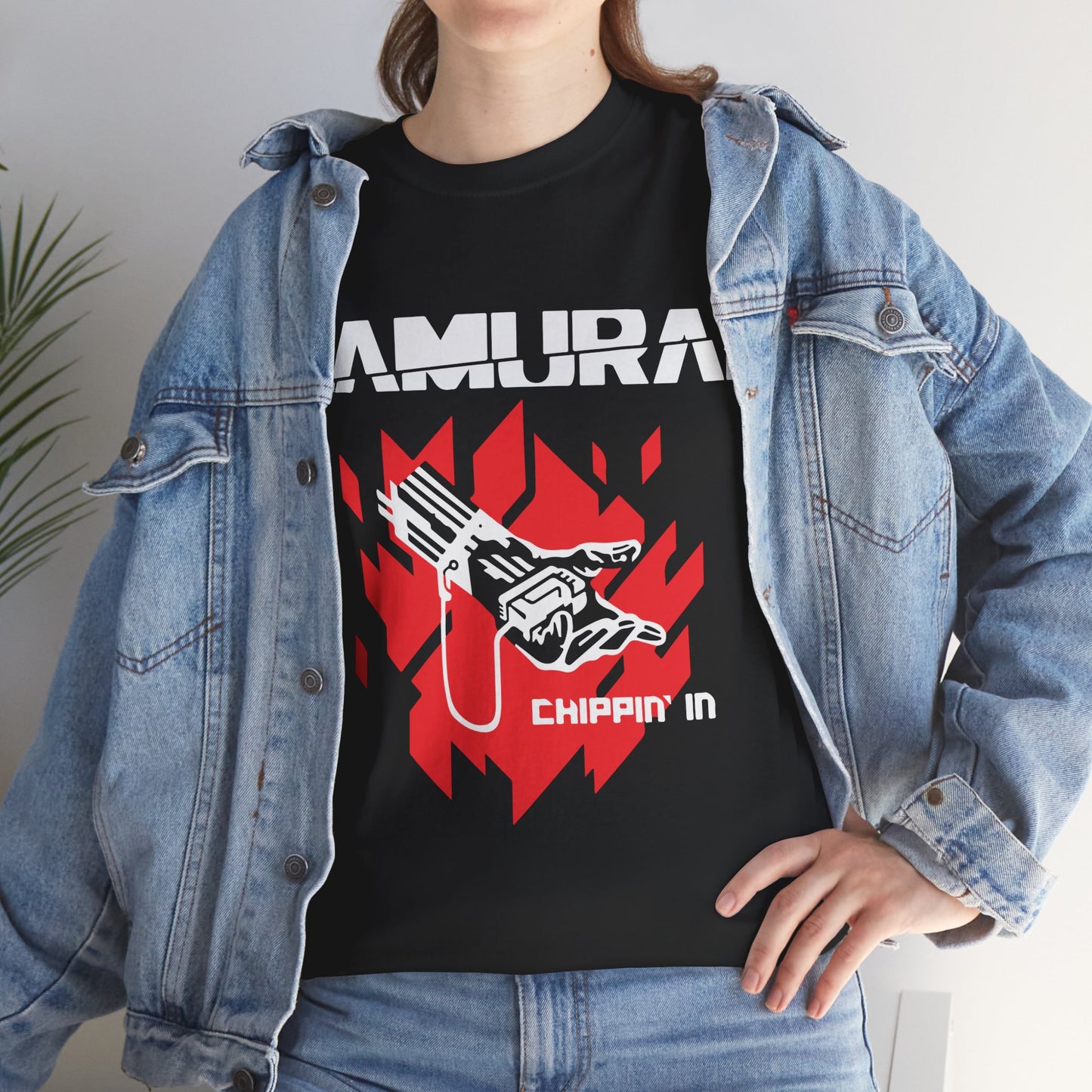 Cyberpunk Streetwear Anime Shirt – Bold Neon Design